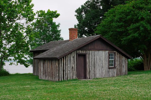 Rear of Grant’s cabin at City Point