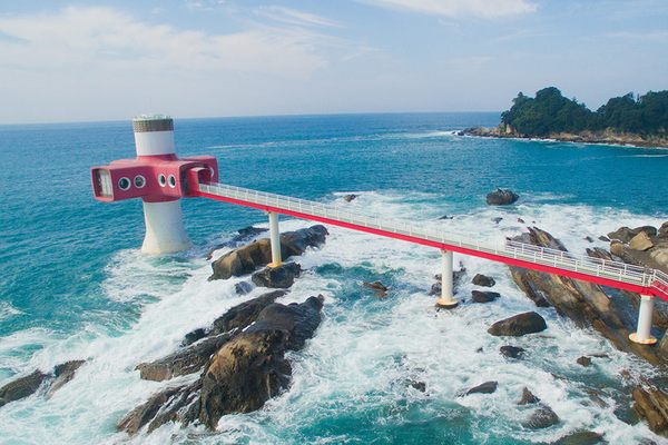 Ashizuri Underwater Observation Tower.