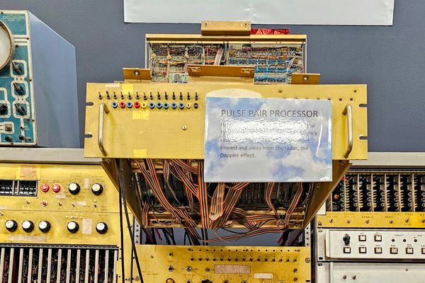 Panels of the original Norman Doppler Radar.