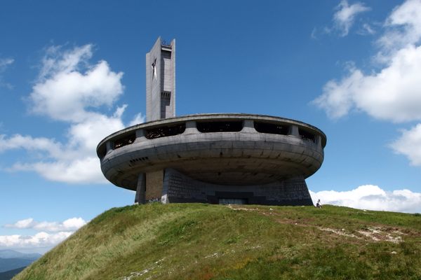 The strange and beautiful Buzludzha Monument.