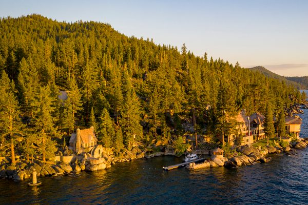Aerial view of Thunderbird Lodge