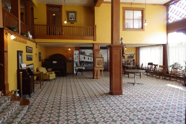 The lobby.