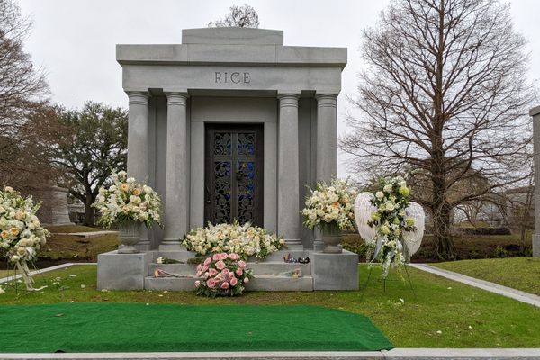 Front of the mausoleum