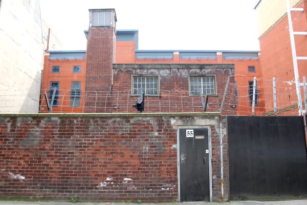 George Street entrance to the Guardian Telephone Exchange.