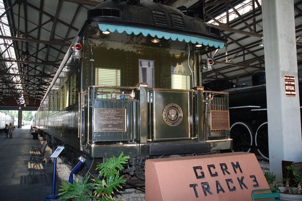 The Ferdinand Magellan Presidential Railcar at the Gold Coast Railroad Museum, Miami, 2007.