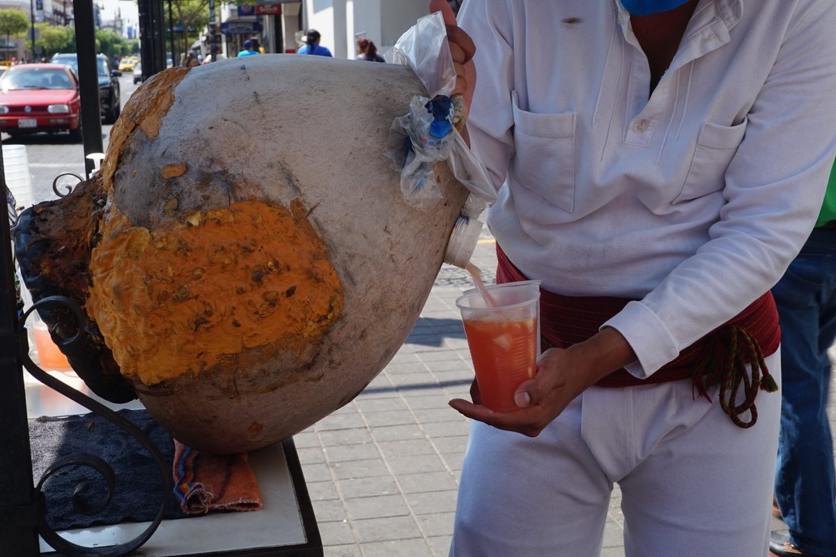 While the nonalcoholic tuba is commonly sold on the street, the distilled version is rare.