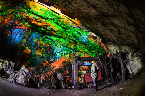 The colorful, glowing rocks of Sterling Hill