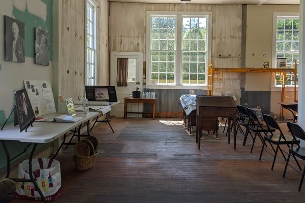Interior of school.