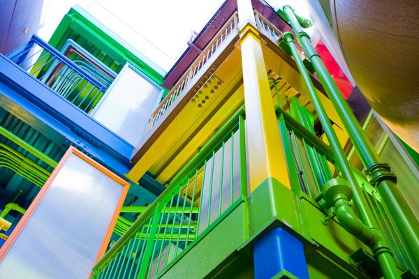 The exterior of the Reversible Destiny Lofts Mitaka.