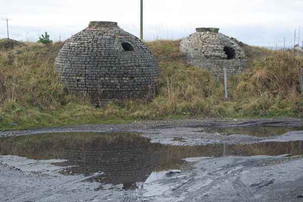 The two well-preserved ovens virtually intact.