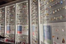 The ornament collection spans decades.