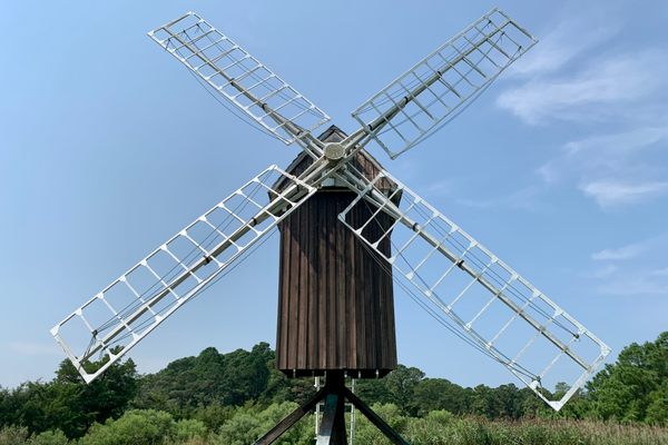 Windmill Blades with Sail Rigging