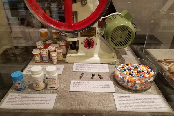 Pharmaceutical drug paraphernalia. 