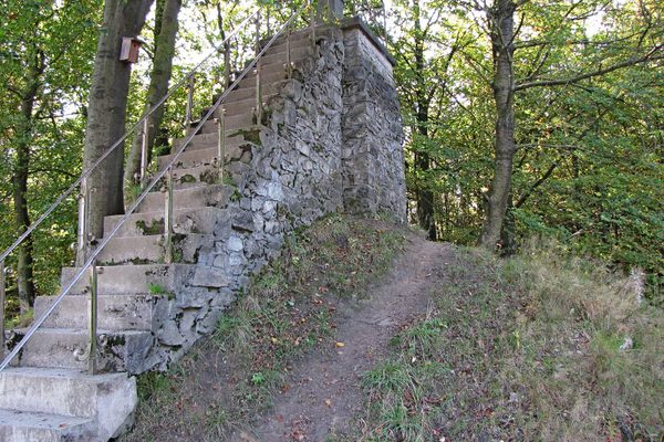 The stairs to nowhere at Signal de Botrange.
