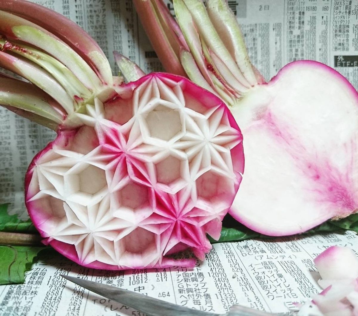 A turnip gets the star treatment.