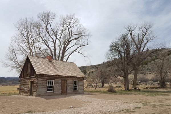 Exterior of the cabin.